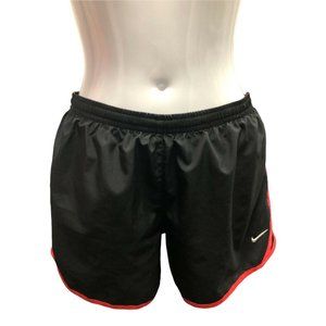 Nike Dri-Fit Tempo Running Shorts Women’s Black & Coral Pink XL Hidden Pocket